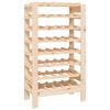 vidaXL Vyno butelių stovas, 61,5x30x107,5cm, pu&scaron;ies medienos masyvas