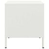 vidaXL Naktinės spintelės, 2vnt., baltos, 35x39x43,5cm, plienas