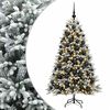 vidaXL Dirbtinė Kalėdų eglutė su burbulais 240 cm 300 LED &Scaron;ilta balta