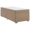 vidaXL Lovos rėmas Kapučino 90 x 200 cm PVC