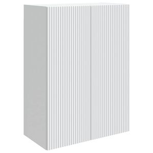 vidaXL Prie sienos montuojama spinta 66 x 34,5 x 90 cm Balta
