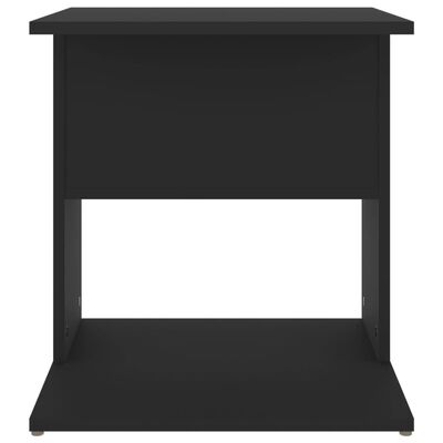 vidaXL Šoninis staliukas, juodos spalvos, 45x45x48cm, MDP