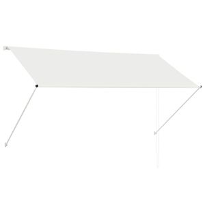 vidaXL I&scaron;traukiama markizė, kreminės spalvos, 250x150 cm