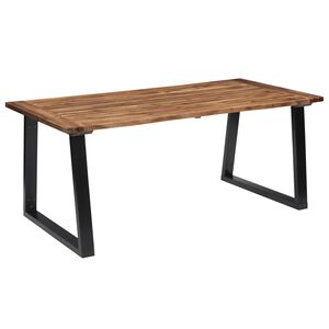 vidaXL Valgomojo stalas, 180x90cm, akacijos medienos masyvas