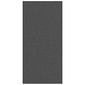 vidaXL Durų kilimėlis Kita Antracito ir juoda 120 x 250 cm