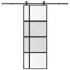 vidaXL Stumdomos durys su įrangos rinkiniu, 76x205cm
