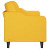 vidaXL Trivietė sofa, &scaron;viesiai geltonos spalvos, 180cm, audinys