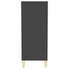 vidaXL Šoninė spintelė, pilkos spalvos, 57x35x90cm, apdirbta mediena