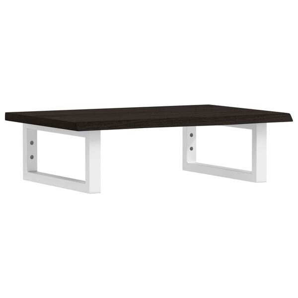 vidaXL Lentyna praustuvui, plienas ir ąžuolo medienos masyvas