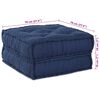 vidaXL Modulinė sofa 4 pcs Indigo audinys