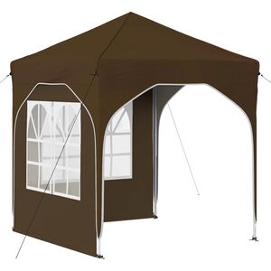 vidaXL Pop-up &scaron;ventinis palapinė 192 x 192 x 245 cm Taupe