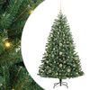 vidaXL Dirbtinė Sulankstoma Kalėdų Eglutė Žalia 150 cm PVC ir metalas