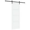 vidaXL Slankios durys 83 x 232 cm Pu&scaron;ies medienos masyvas