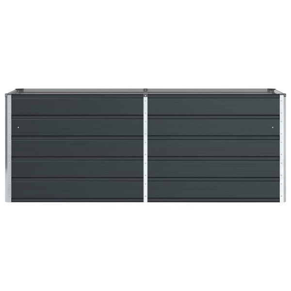 vidaXL Lovelis Antracitas 480 x 50 x 45 cm Cinkuota plienas