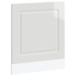 vidaXL indaplovės skydelis Kalmar Blizgus baltas 60x1,5x57 cm