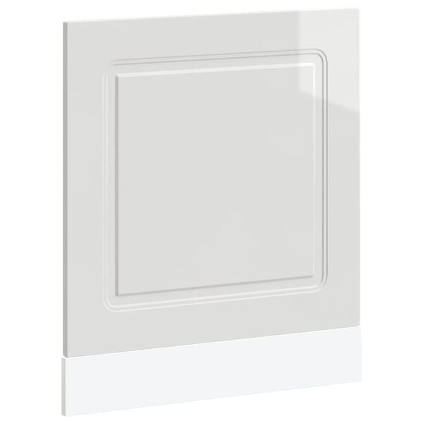 vidaXL indaplovės skydelis Kalmar Blizgus baltas 60x1,5x57 cm