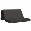 vidaXL Sulankstomas Sofos Lova 140 x 67 x 45 cm Tamsiai pilka
