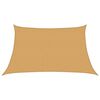 vidaXL Saulės skėtis, 160 g/m&sup2;, trapecijos formos, smėlio spalvos, 3/4x2 m, HDPE