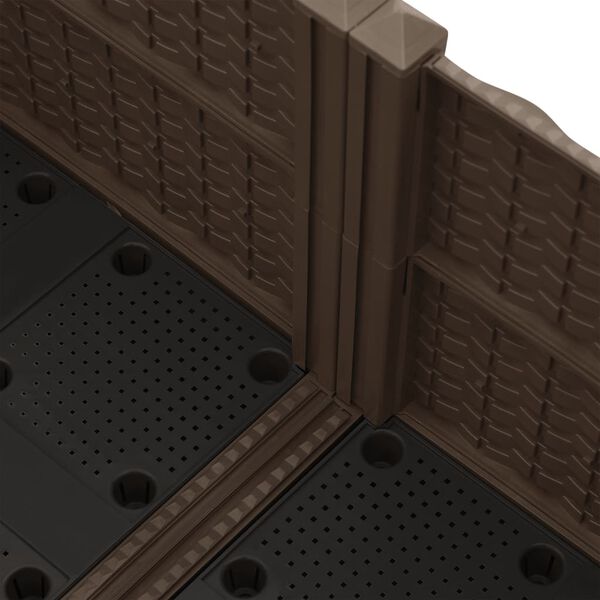 vidaXL Aukštas lovelis, 80x80x23cm, polipropilenas