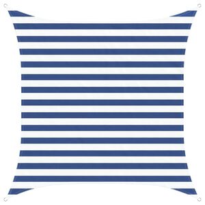 vidaXL Saulės burė Mėlyna ir balta 2 x 2 m 100% poliesteris Oksfordas