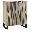 vidaXL Kabalas Balta 60 x 33,5 x 75 cm Kietas mango medis