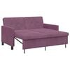 vidaXL Sofa lova Violetinė Audinys