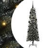 vidaXL Dirbtinė Kalėdų eglutė Žalia 150 cm PVC, plastikas ir plienas