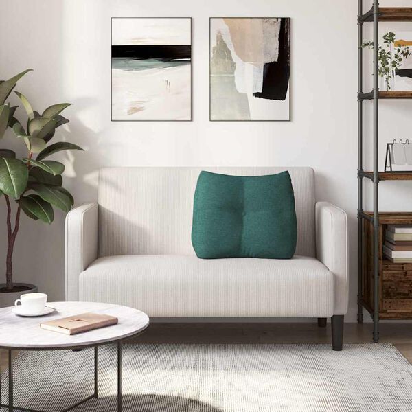 vidaXL Apsaugos Pagalvė Tamsiai žalia 60 x 24 x 50 cm audinys