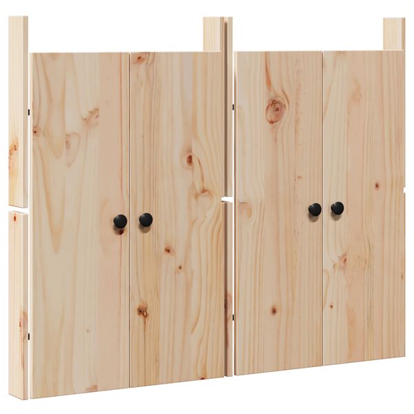 vidaXL Virtuvės durys MEPPEL 2 pcs Kreminė 50 x 9 x 82 cm