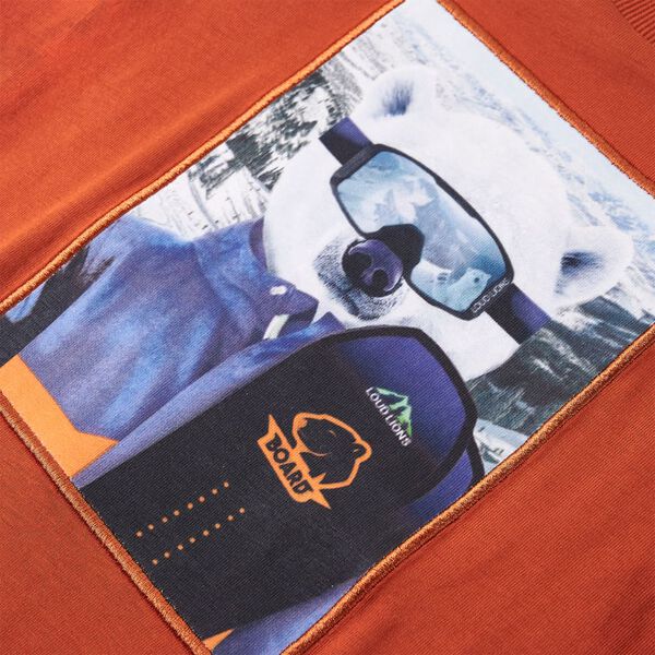 Vaiki&scaron;ki mar&scaron;kinėliai ilgomis rankovėmis, &scaron;viesūs rūdžių, 140 dydžio