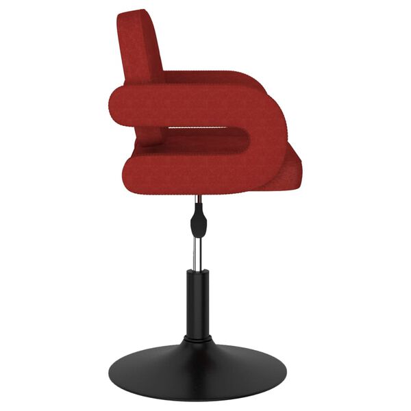 vidaXL Baro taburetė, raudonojo vyno spalvos, audinys (335595)