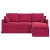 vidaXL Sofa Vyno raudona Bendri matmenys: 198 x 134 cm (P X G x A)