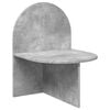 vidaXL Naktinis staliukas Betono pilka 48 x 49 x 65 cm