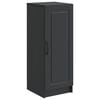vidaXL Kabalas Juoda 33 x 34,5 x 87 cm Apdirbta mediena