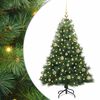 vidaXL Dirbtinė Kalėdų eglutė su 150 LED Žalia 150 cm PE ir PVC