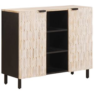 vidaXL Kabalas su lentyna Baltos skalbimo apdaila 90 x 33 x 75 cm
