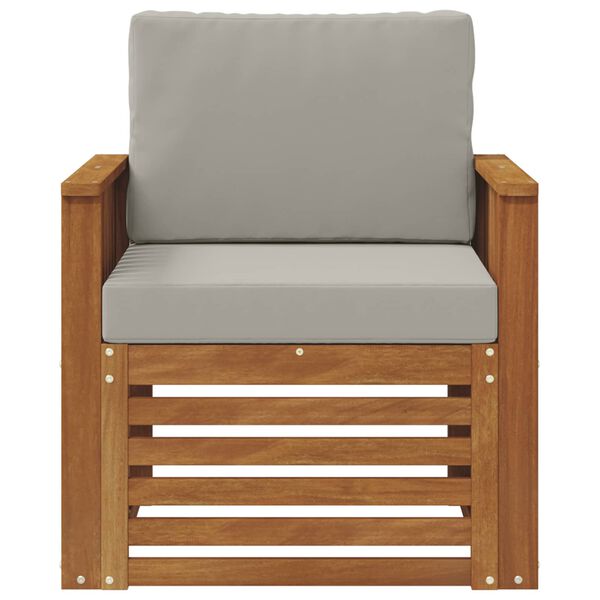 vidaXL Lauko sofos komplektas Tvirta akacijos mediena ir poliesteris