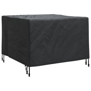 vidaXL Baldų uždangalas 99 x 99 x 60 cm 210D Oksfordo audinys Juodas