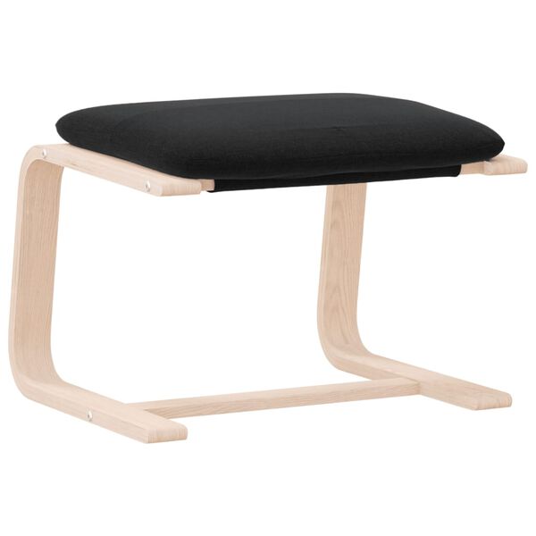 vidaXL Pakoja, juodos spalvos, 51x41x40cm, audinys