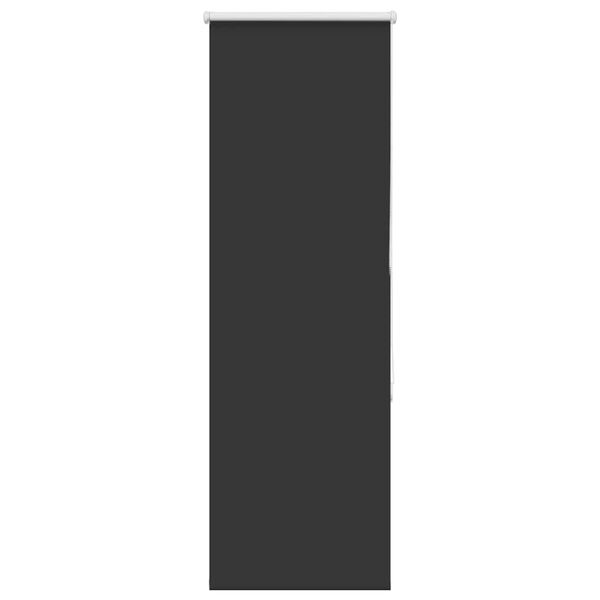 vidaXL roletas juodas 55x175 cm audinio plotis 50,7 cm poliesteris