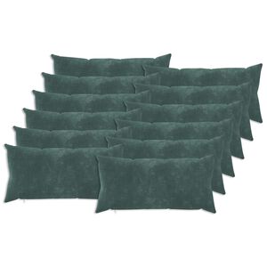 vidaXL Pagalvėlės užvalkalas 12 pcs HEERLEN Jūros mėlyna 40 x 80 cm