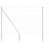 vidaXL Suvirintas vielinis tvoras su smailiais galais 25 x 1,6 m