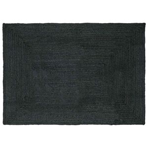 vidaXL Kilimas Tamsiai pilka 160 x 230 cm Džiutas