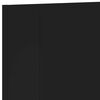 vidaXL Sieninės TV spintelės, 2vnt., juodos, 40,5x30x60cm, mediena
