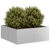vidaXL Lovelis, 80x80x30cm, galvanizuotas plienas