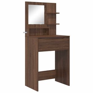 vidaXL Miegamojo persirengimo stalai Rudas ąžuolas 80 x 39,6 x 135 cm