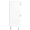 vidaXL &Scaron;oninė spintelė, baltos spalvos, 69,5x34x90cm, apdirbta mediena