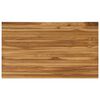 vidaXL Stalo vir&scaron;us 120 x 70 x 3,5 cm Stačiakampio Kieto teka medžio