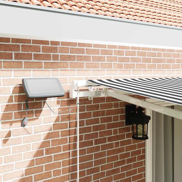 vidaXL Rankiniu būdu i&scaron;traukiama markizė, antracito/balta, 450x300cm