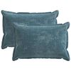 vidaXL Pagalvėlės užvalkalas 2 pcs HOUTEN Mėlyna 50 x 70 cm